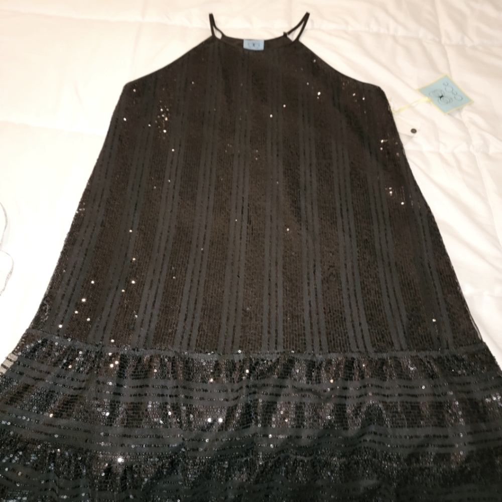 NWT Sequin Cocktail Dress - Picture 8 of 11
